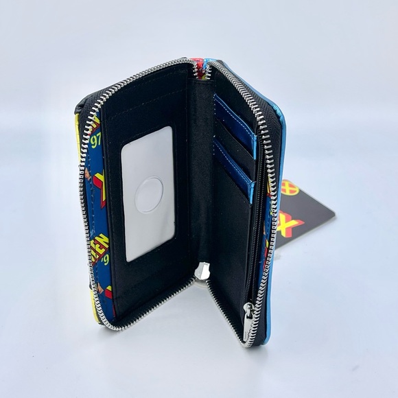 NEW Loungefly Marvel Studios X-Men ‘97 Metallic Shine Wolverine Zip Wallet - Picture 7 of 7